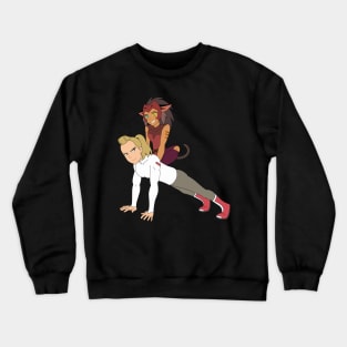 Catradora push ups Crewneck Sweatshirt